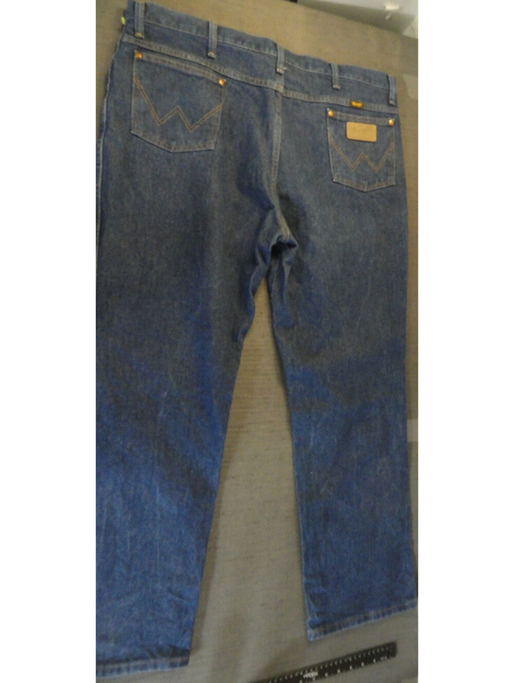 WRANGLER 936PWD BLUE 100% COTTON DENIM COWBOY CUT WESTERN JEANS PANTS MENS 40x32